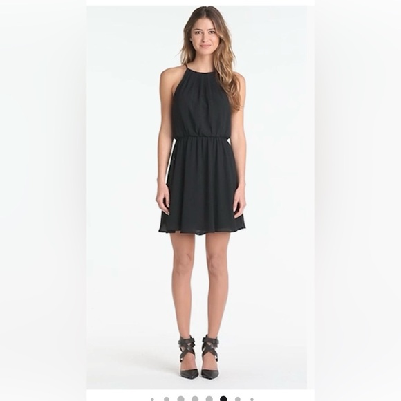 Lush Blouson Chiffon Skater Dress - Picture 7 of 8